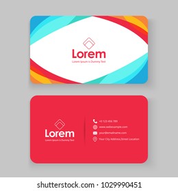 Business Card Template. creative business card