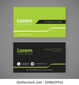 Business Card Template. creative business card