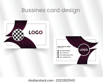 Plantilla de tarjeta de visita. Plantilla de tarjeta de visita creativa y limpia. Plantilla de tarjeta de visita minimalista. Diseño de tarjetas de visita.