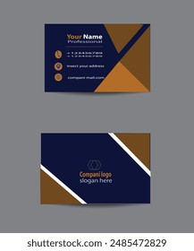 Business Card Template. Creative and Clean Double-sided Business Card Template