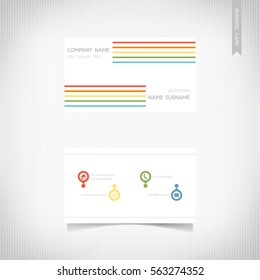 Business card template, Creative design
