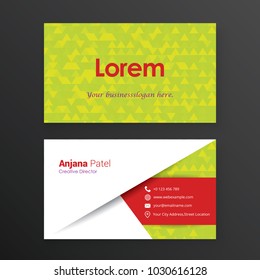 Business card template design