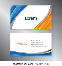 Business card template design