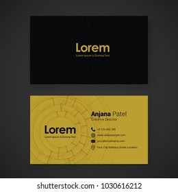 Business card template design