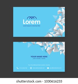 Business card template design