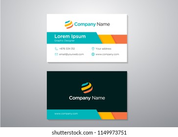 Business card template design