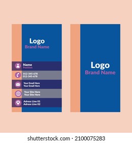 Business Card Template Design.