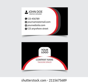 Plantilla de tarjeta de visita, diseño de tarjeta de visita