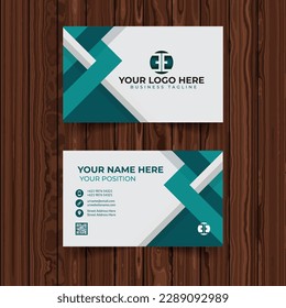Business card template Design with background 3