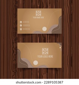 Plantilla de tarjeta de visita Diseño con fondo 5