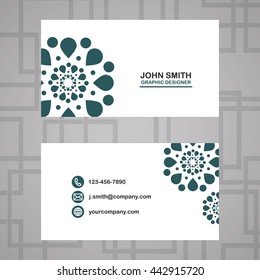 Business card template design backgrounds .vector EPS10 light