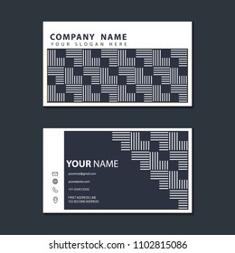 business card template design. For business company, or personal contact.