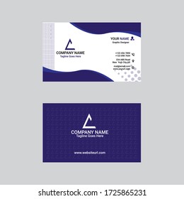 Diseño de plantillas de tarjetas de visita. Diseño creativo, moderno, nuevo y sencillo para tarjetas de visita