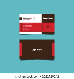 Business Card Template Design. Creative Business Card.