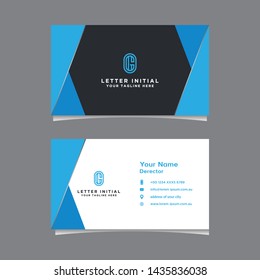 business card template design simple very easy to use for company or business.