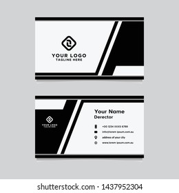 Business card template design simple very easy to use for company or business.