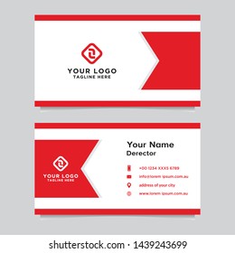 Business card template design simple very easy to use for company or business.