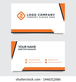 Business card template design simple very easy to use for company or business.
