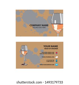 business card template design simple very easy to use for company or business.