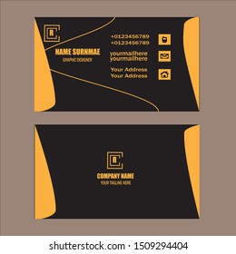 Business card template design simple very easy to use for company or business.