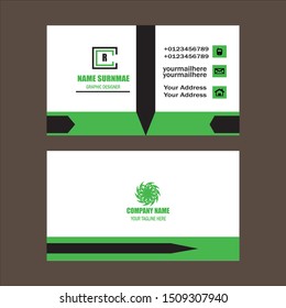 Business card template design simple very easy to use for company or business.
