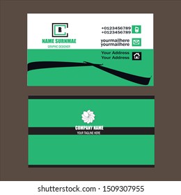 Business card template design simple very easy to use for company or business.