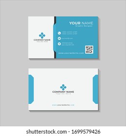 Business card template design simple very easy to use for company or business .