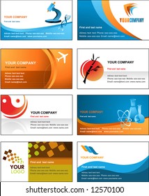 Business Card Template Design - Vector File