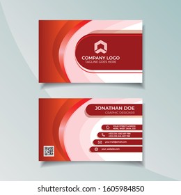 Business Card Template Design Vector