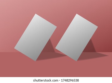 Business card template design vector for mockup, corporate concept name professional background , identity presentation
