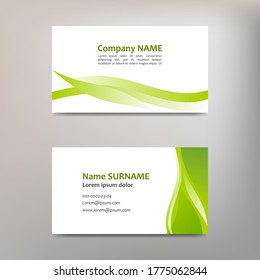Business card template design, vector illustration