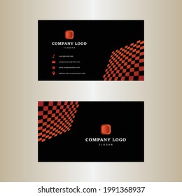 business card template design in vector format