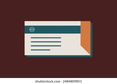 Business card template design vector illustration 