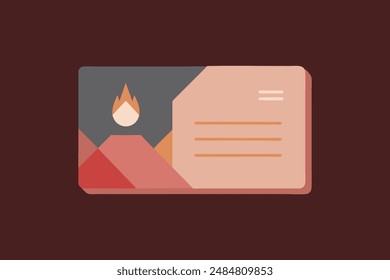 Business card template design vector illustration 