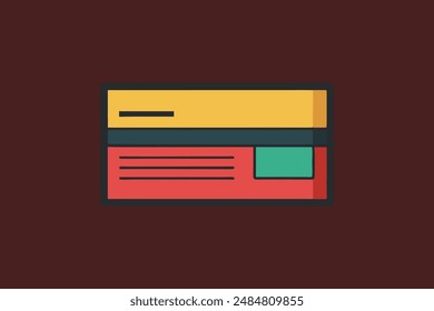 Business card template design vector illustration 