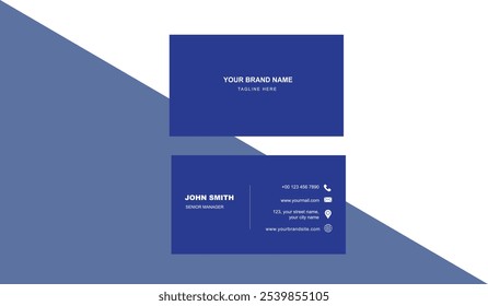 Business Card Template Design Vector