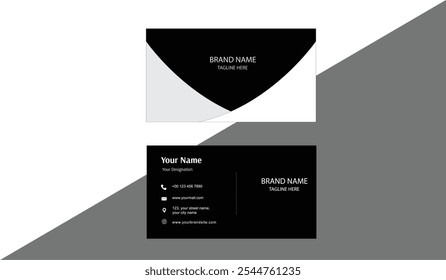 Business Card Template Design Vector