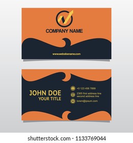 Business Card Template Double Sided
