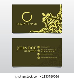 Business Card Template Double Sided