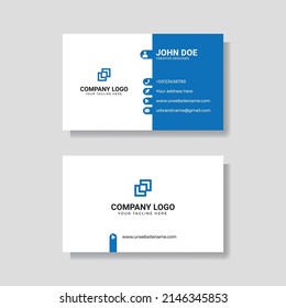 Business Card Template Double Sided Design