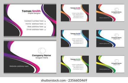 Business card  template easy editable Design