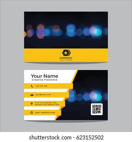  business card template elegant