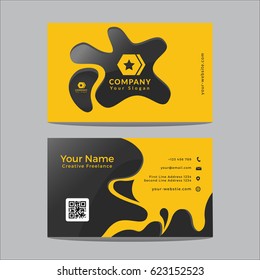  business card template elegant