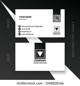 business card template, elegant design, professional concept, branding, marketing, white and black design