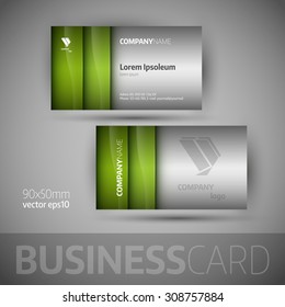 Business card template. Elegant vector illustration.