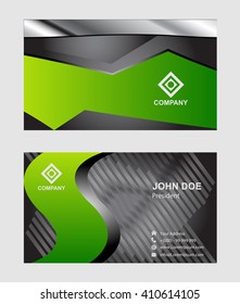 Business card template. Elegant vector illustration
