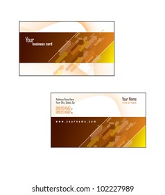 Business Card Template. Eps10.