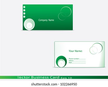 Business Card Template. eps10