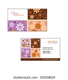 Business Card Template. Eps10.