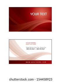 Business Card Template. Eps10.